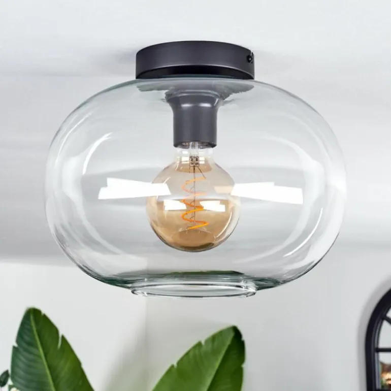 Plafonnier - Verre Apedo Clair, 1 lumière