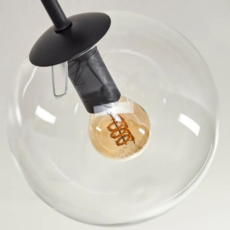 Plafonnier - Verre Gastor Clair, 5 lumières