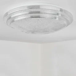 Plafonnier Villeveyrac LED Blanc, 1 lumière, Télécommandes