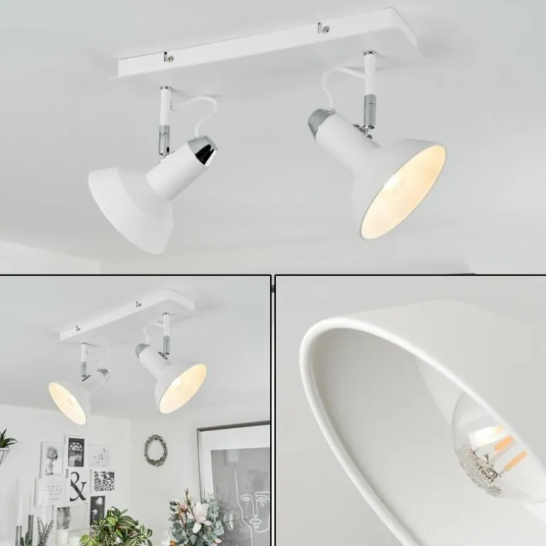 Plafonnier Vouzy Blanc, 2 lumières