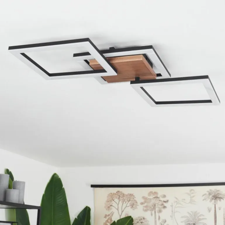 Plafonnier Walschbronn LED Écru, 1 lumière