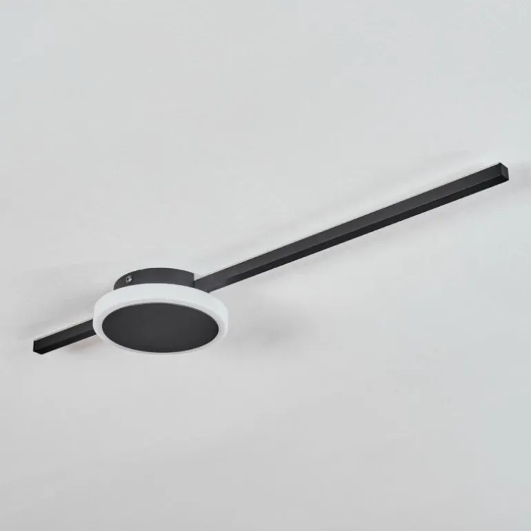 Plafonnier Amdal LED Noir, 2 lumières