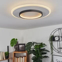 Plafonnier Andelfingen LED Blanc, 1 lumière, Télécommandes