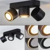 Plafonnier Appleton LED Noir, 3 lumières