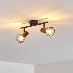 Plafonnier Arjen Rouille, 2 lumières