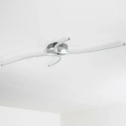Plafonnier Askim LED Argenté, 1 lumière