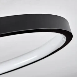Plafonnier Avelal LED Brun, Couleur bois, Noir, 1 lumière