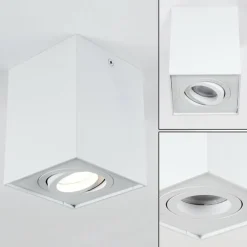 Plafonnier Baishan Blanc, 1 lumière