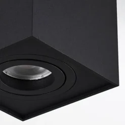 Plafonnier Baishan Noir, 1 lumière