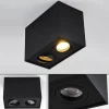 Plafonnier Baishan Noir, 2 lumières