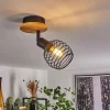 Plafonnier Ballis Écru, Noir, 1 lumière