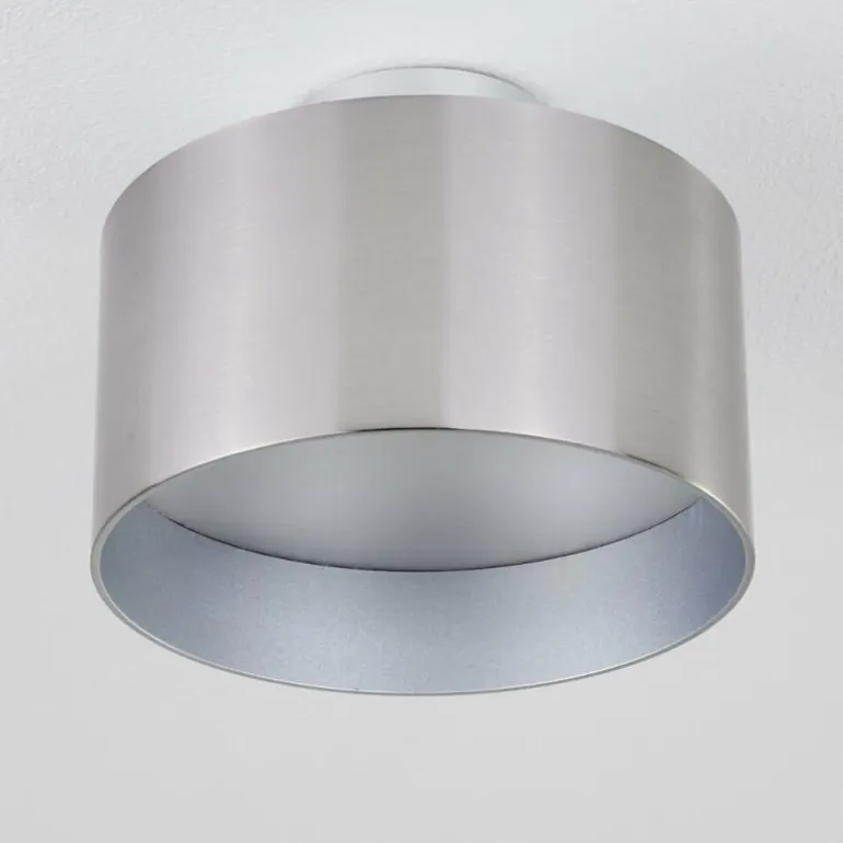 Plafonnier Baraboo LED Nickel mat, 2 lumières
