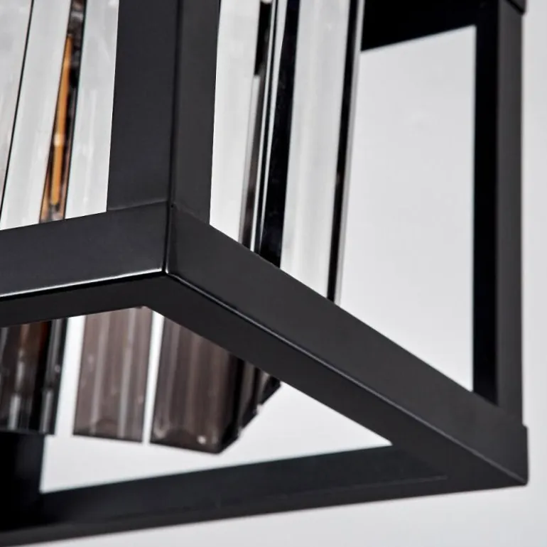 Plafonnier Barracon Noir, 1 lumière
