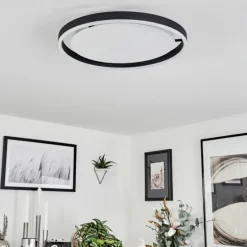 Plafonnier Barril LED Blanc, 1 lumière