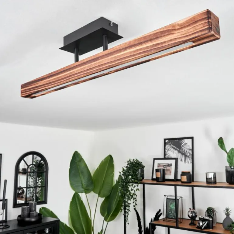 Plafonnier Barron LED Noir, 1 lumière