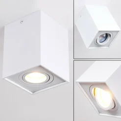 Plafonnier Betsie Blanc, 1 lumière