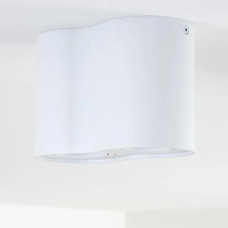 Plafonnier Betsie Blanc, 2 lumières