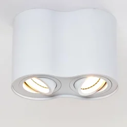 Plafonnier Betsie Blanc, 2 lumières