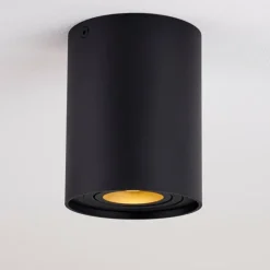 Plafonnier Betsie Noir, 1 lumière