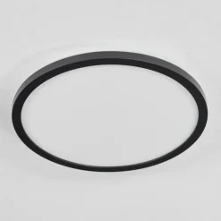 Plafonnier Boyero LED Noir, 2 lumières, Télécommandes, Changeur de couleurs