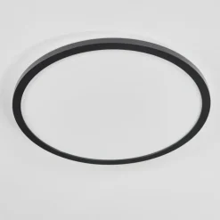 Plafonnier Boyero LED Noir, 2 lumières, Télécommandes, Changeur de couleurs