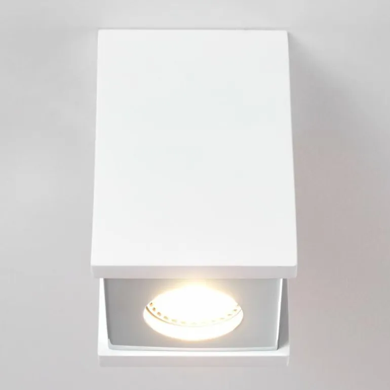 Plafonnier Braslo Chrome, Blanc, 1 lumière