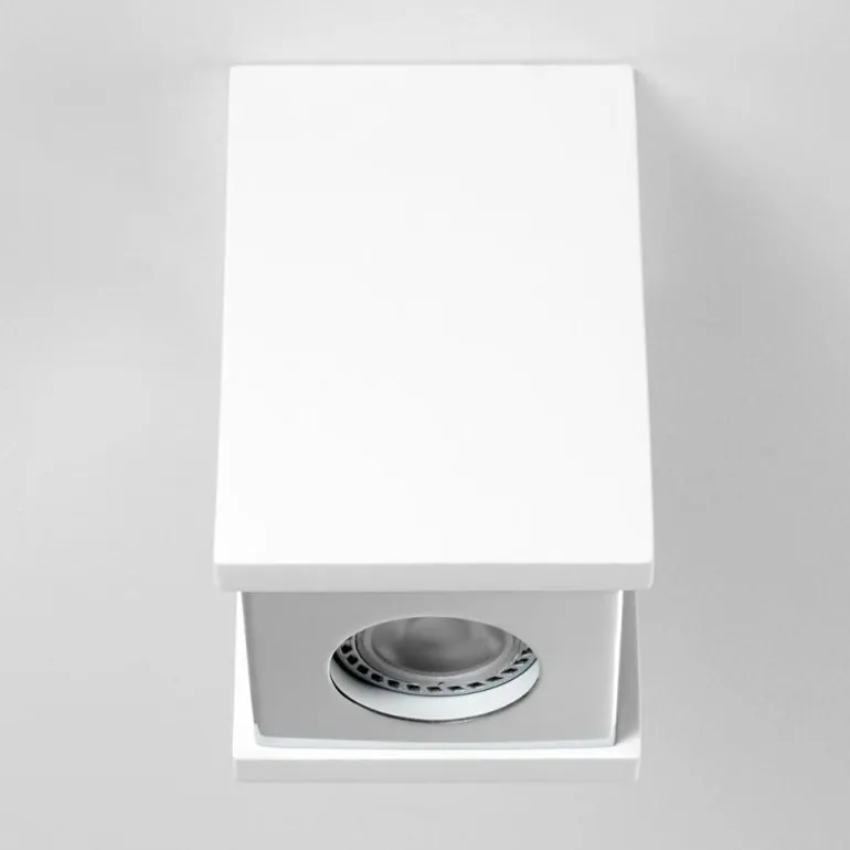 Plafonnier Braslo Chrome, Blanc, 1 lumière