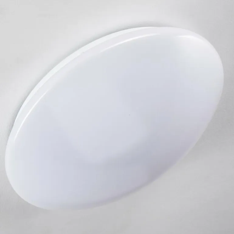 Plafonnier Brighton LED Blanc, 1 lumière, Télécommandes, Changeur de couleurs