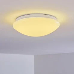 Plafonnier Brighton LED Blanc, 1 lumière, Télécommandes, Changeur de couleurs