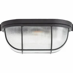 Plafonnier Brilliant Bobbi Noir, 1 lumière