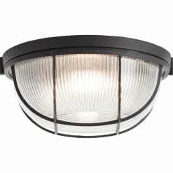 Plafonnier Brilliant Lauren Noir, 1 lumière