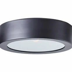 Plafonnier Brilliant Sandros Noir, 1 lumière