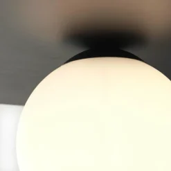 Plafonnier Brilliant Zon Noir, 1 lumière