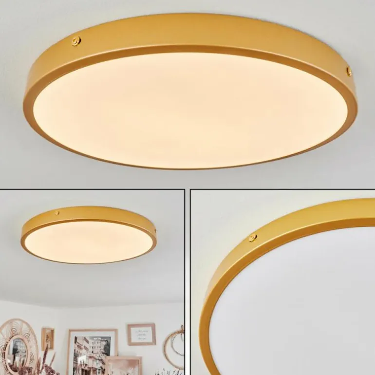 Plafonnier Broglen LED Laiton, 1 lumière