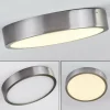 Plafonnier Broglen LED Nickel mat, 1 lumière