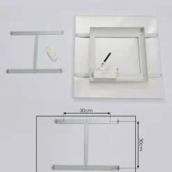 Plafonnier Buenaventura LED Blanc, 1 lumière, Télécommandes