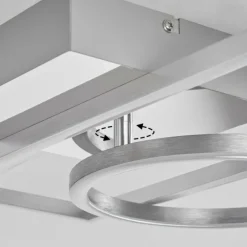 Plafonnier Buren LED Nickel mat, 1 lumière