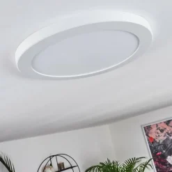Plafonnier Canditas LED Blanc, 1 lumière