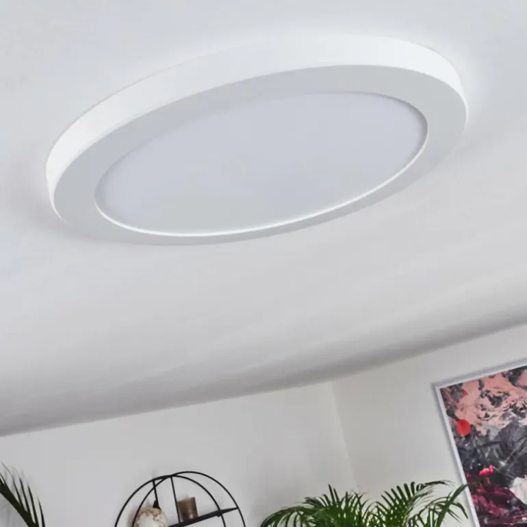 Plafonnier Canditas LED Blanc, 1 lumière