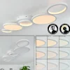 Plafonnier Carabajal LED Blanc, 1 lumière
