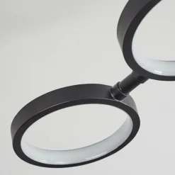 Plafonnier Carrisito LED Noir, 1 lumière