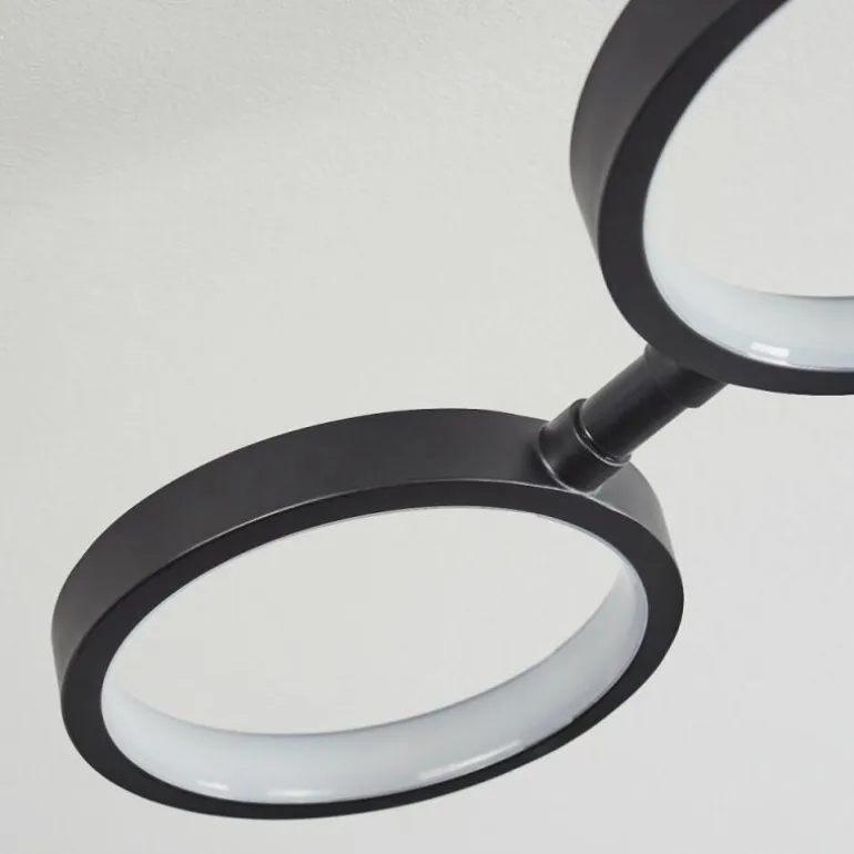 Plafonnier Carrisito LED Noir, 1 lumière