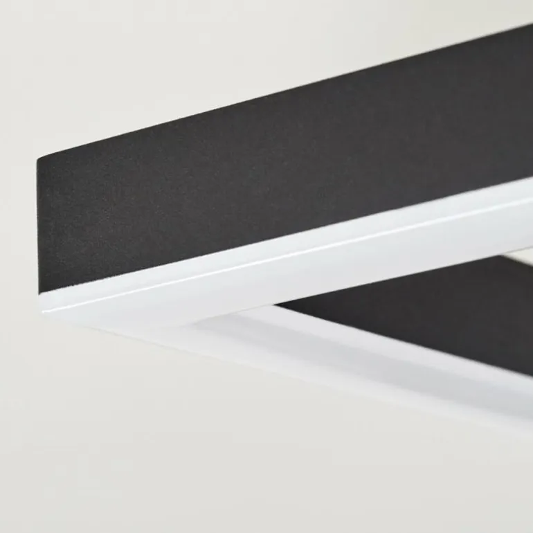 Plafonnier Cascada LED Brun, Couleur bois, Noir, 1 lumière