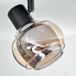 Plafonnier Cevio Noir, 3 lumières