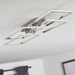 Plafonnier Cheka LED Aluminium, 4 lumières