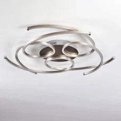 Plafonnier Cojcam LED Nickel mat, 3 lumières