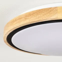 Plafonnier Corinto LED Écru, Noir, 1 lumière
