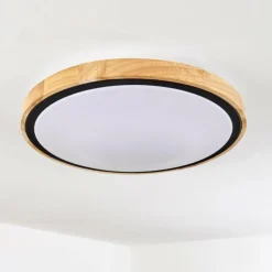 Plafonnier Corinto LED Écru, Noir, 1 lumière