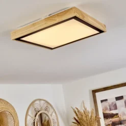 Plafonnier Corinto LED Écru, Noir, 1 lumière