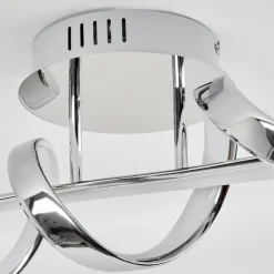 Plafonnier Dauntey LED Chrome, 1 lumière